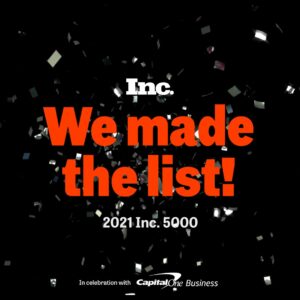 Inc. 5000 List award