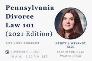 Liberty Weyandt MyLaw Divorce CLE Progam Info