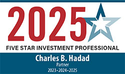 2025 Five Star Investment Professional Charles B. Hadad